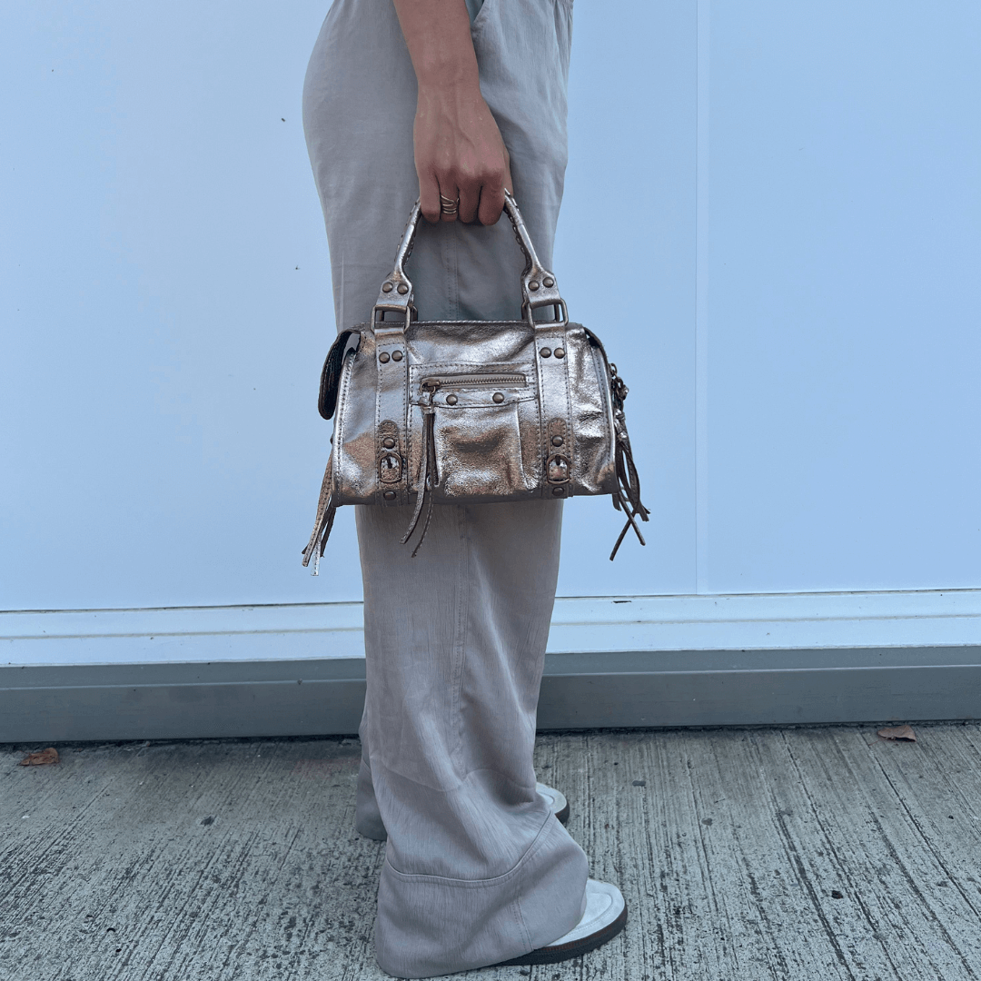Laminated City Bag - Bronze