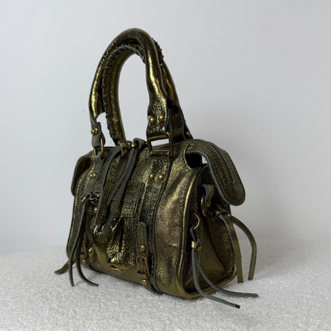 City Bag Laminata - Militare