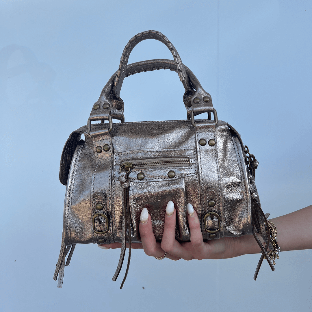Laminated City Bag - Bronze