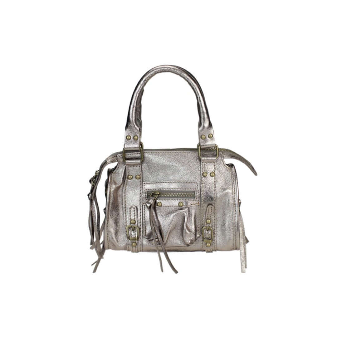 City Bag Laminata - Bronzo