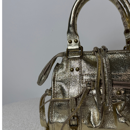 City Bag Laminata - Oro