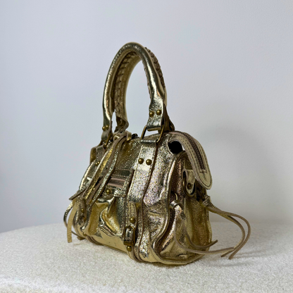 City Bag Laminata - Oro