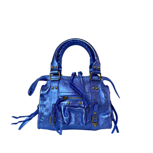 Bolso City Laminado - Azul