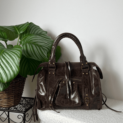 City Bag Maxi - Testa di moro