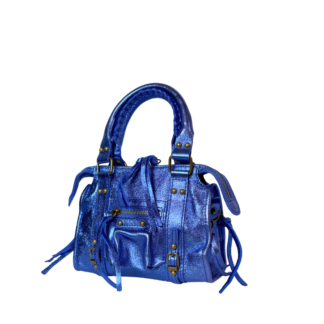 Bolso City Laminado - Azul