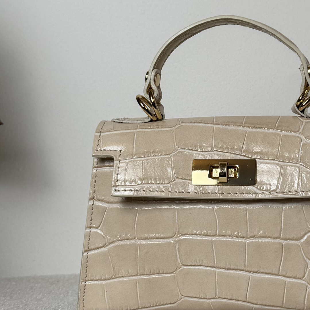 Croc Bag - Beige