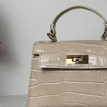 Croc Bag - Beige