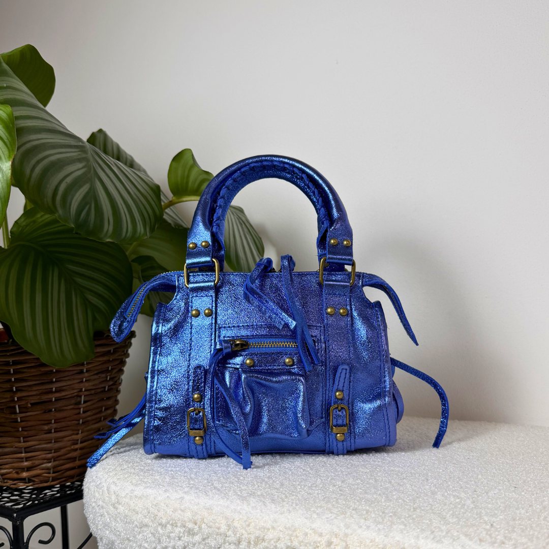 Bolso City Laminado - Azul