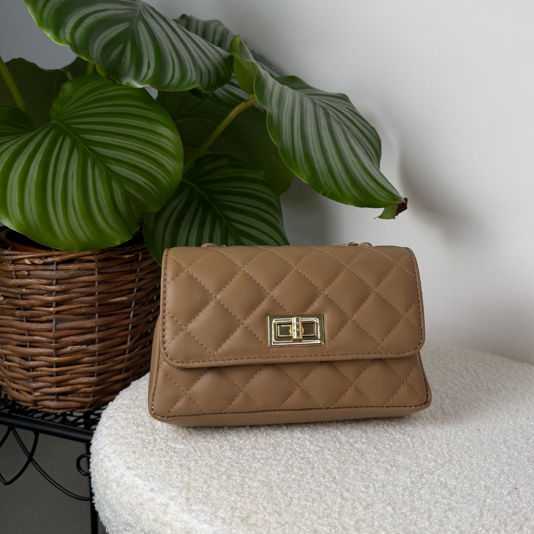 Bolso Trinity Mini - Taupe Oscuro