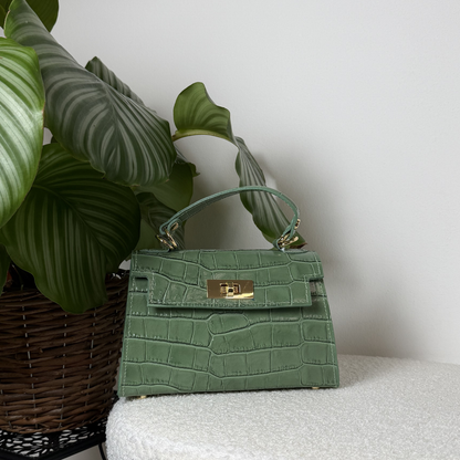 Croc Bag - Salvia