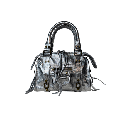 Laminated City Bag - Silver