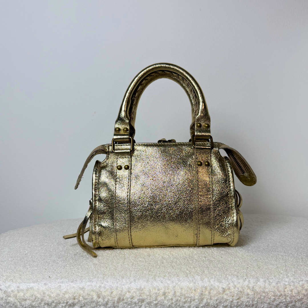 City Bag Laminata - Oro