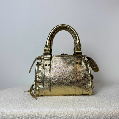 City Bag Laminata - Oro