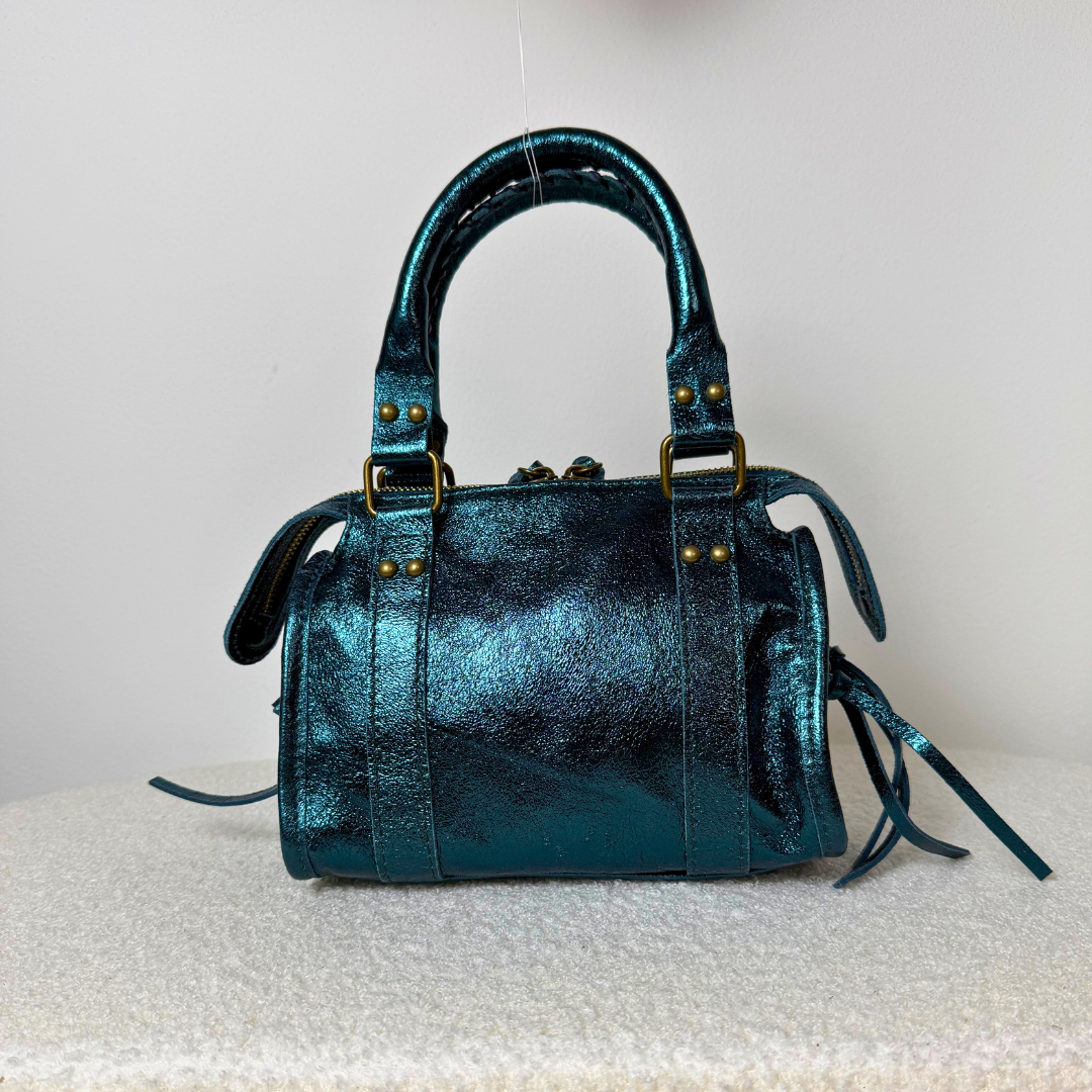 Laminated City Bag - Teal