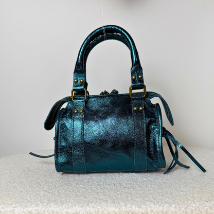 Laminated City Bag - Teal