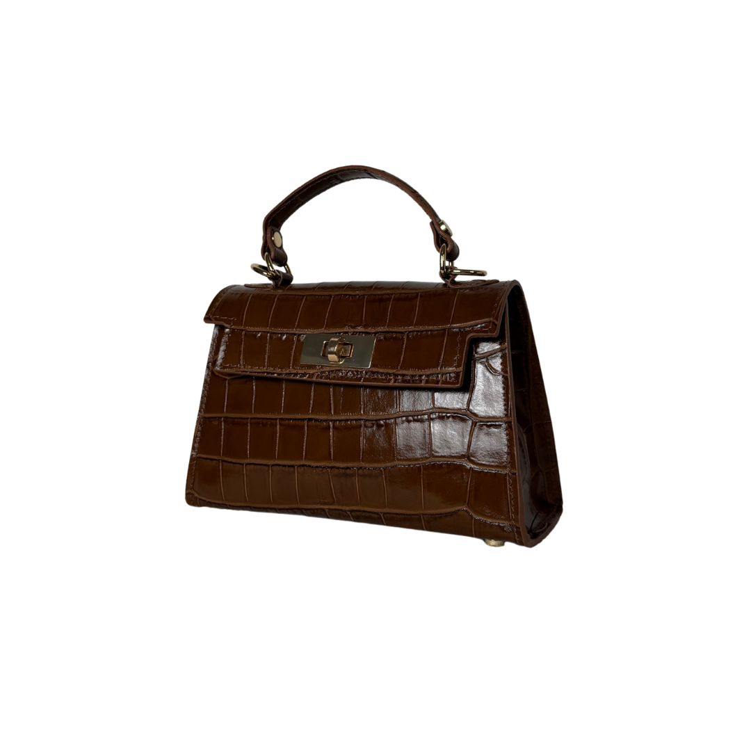 Bolso Croc - Cuero
