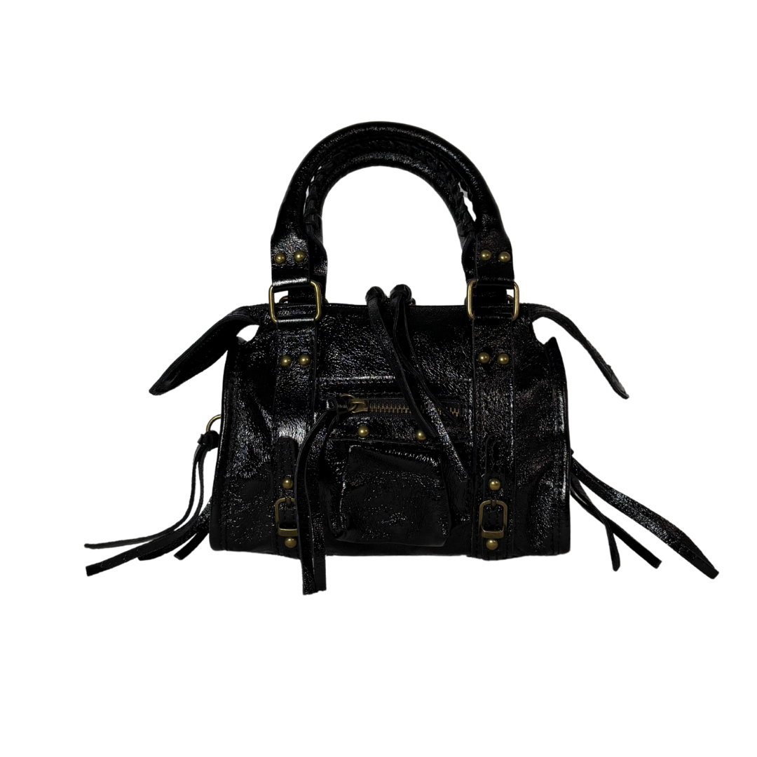 City Bag Laminata - Nera